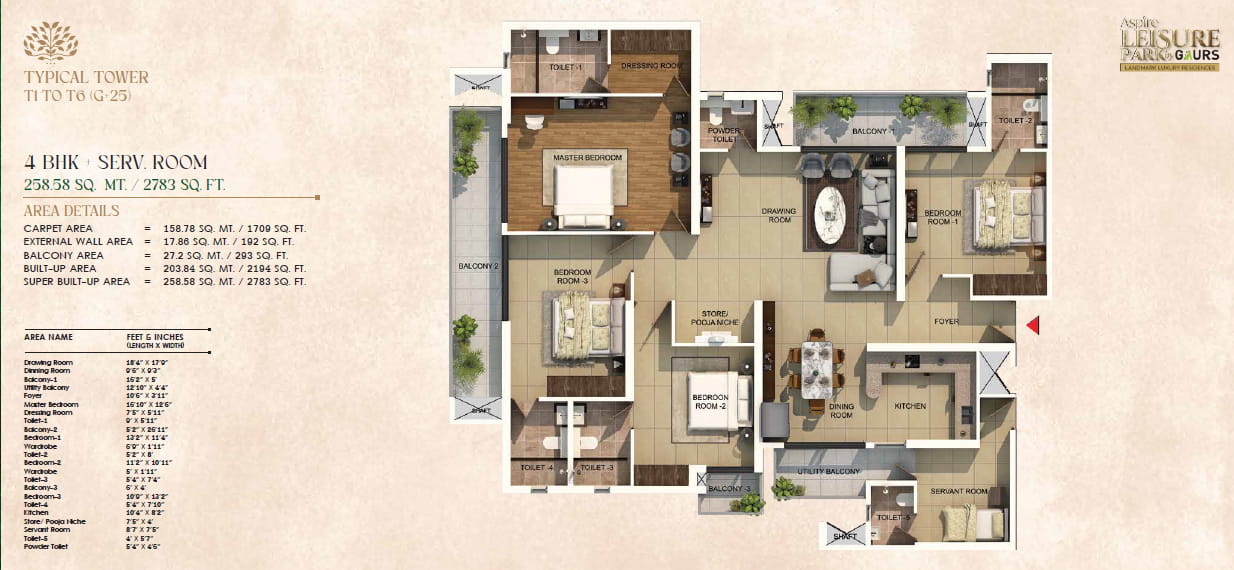 Aspire Leisure Park Layout | Noble Nest Reality