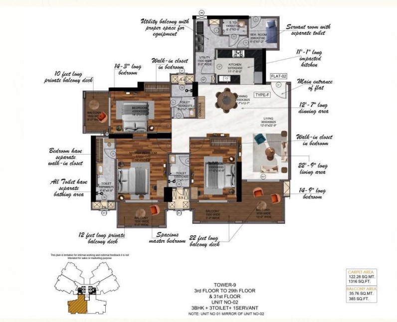 Nimbus The Arista Luxe Layout | Noble Nest Reality