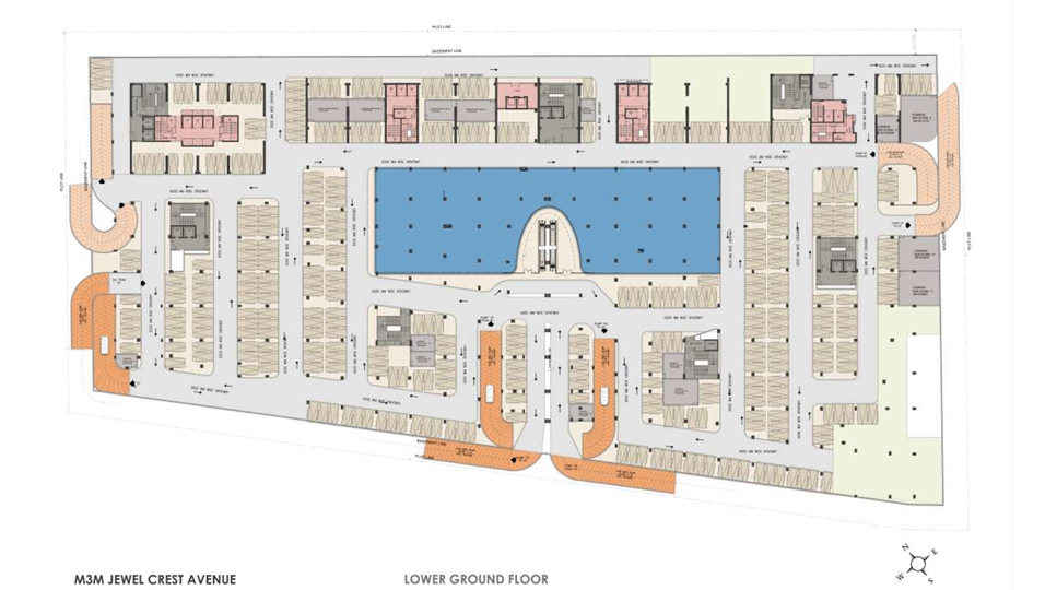 M3M Jewel Crest Avenue Layout | Noble Nest Reality