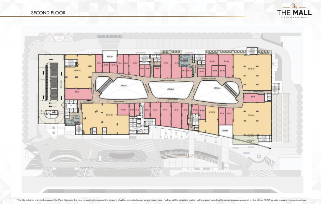Boulevard Walk The Mall Layout | Noble Nest Reality