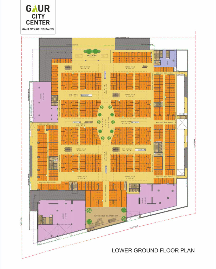 Gaur City Centre Layout | Noble Nest Reality