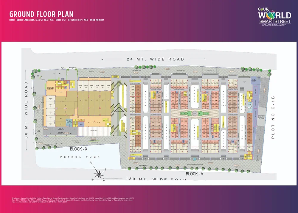 Gaur World Smartstreet Layout | Noble Nest Reality